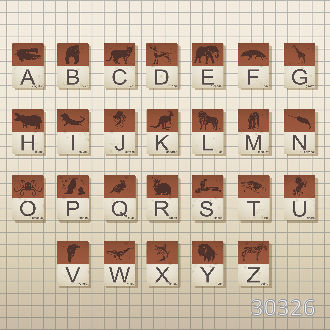 Английский алфавит с животными