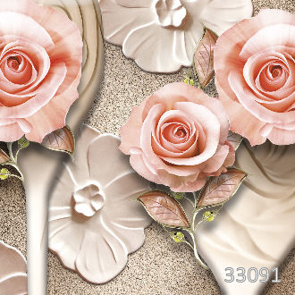 Розы и барельеф