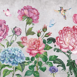 Акварельные цветы