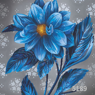 Синий цветок